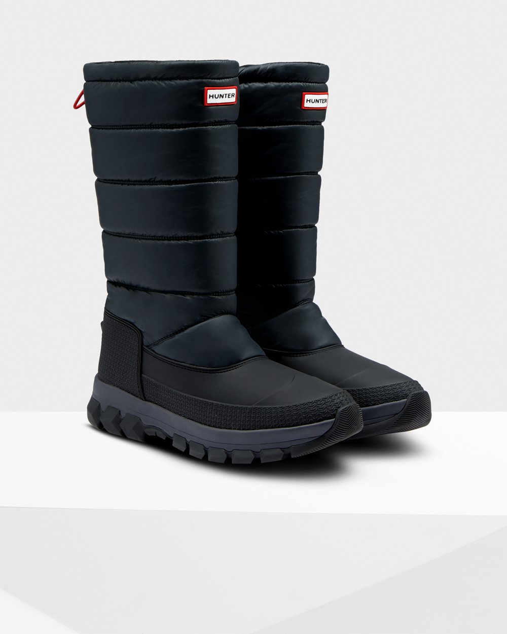 Botas de Nieve Hunter Hombre - Original Insulated Tall - Negros - OLFSQRY-82